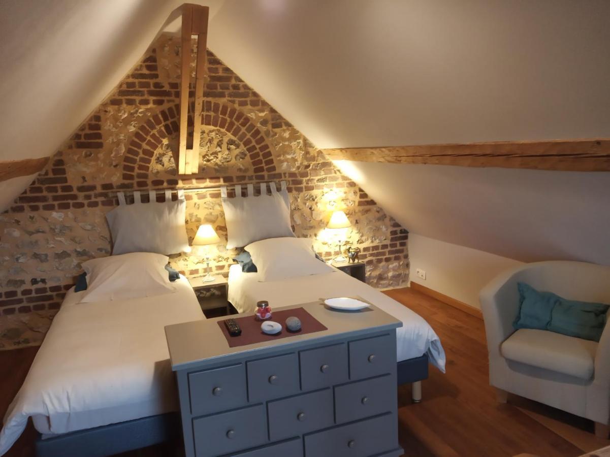 Eco-Gite La Chambre Du Vanneur Mentheville Luaran gambar